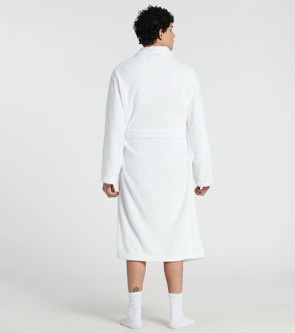 Polo Microfiber Robe White 4 Polo Microfiber Robe White - Image 2