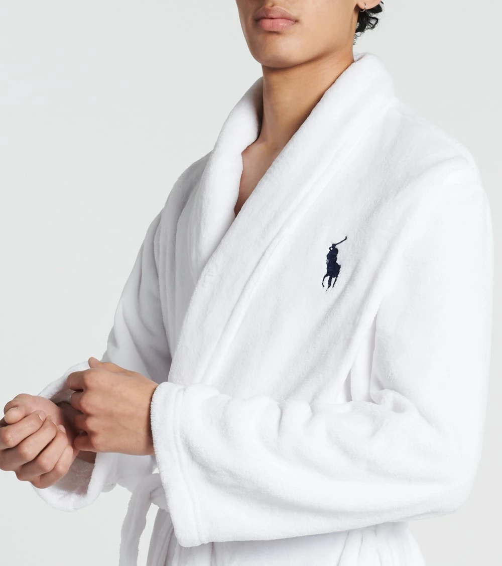 Polo Microfiber Robe White 5 Polo Microfiber Robe White - Image 3