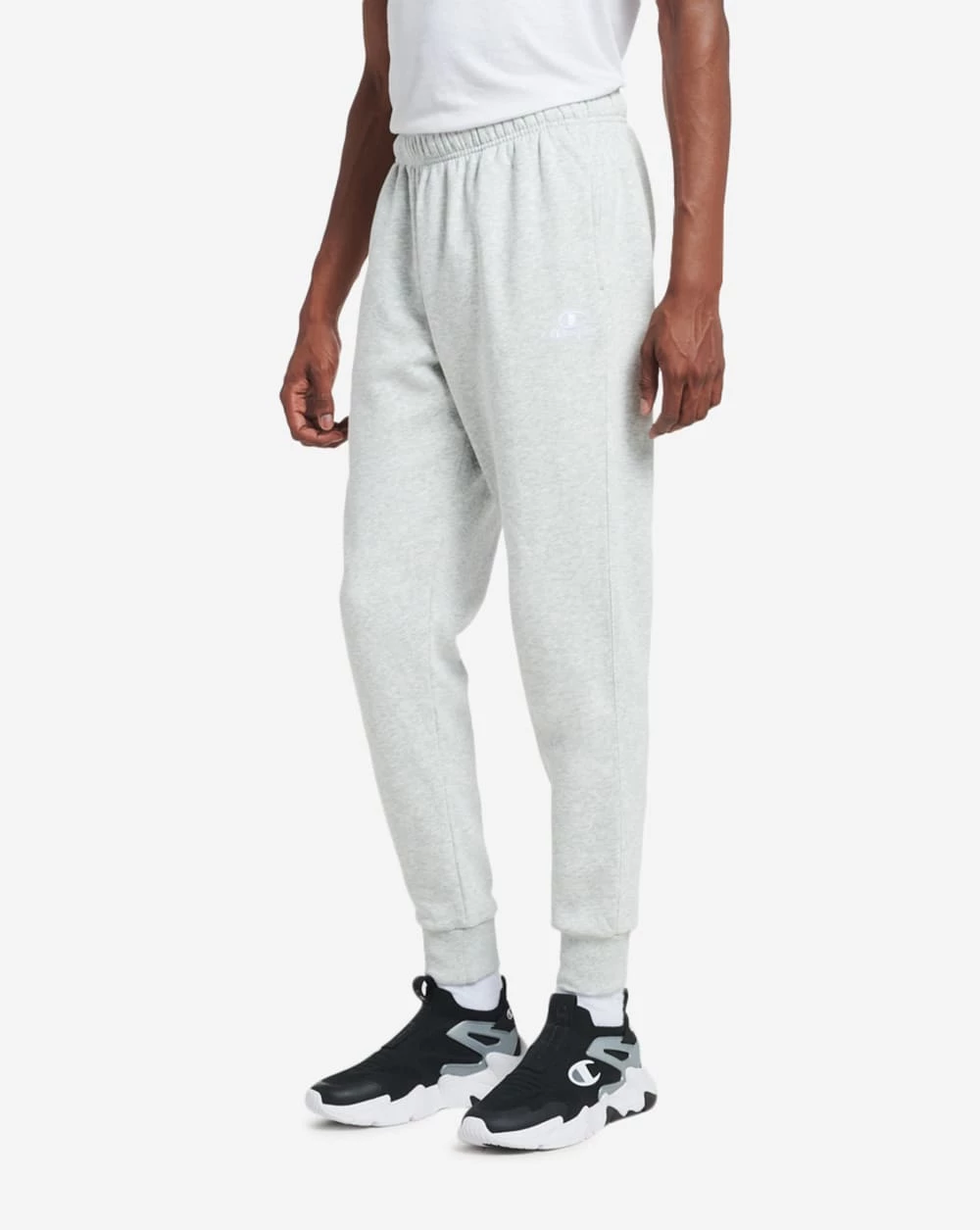 Champion CLASSIC FLEECE JOGGERS BLEACHED STONE CREAM HEATHER 4 Champion CLASSIC FLEECE JOGGERS BLEACHED STONE CREAM HEATHER - Image 2