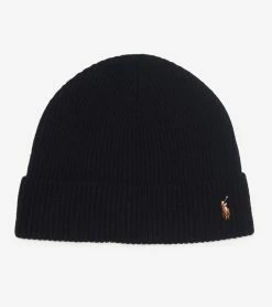 Polo Ralph Lauren Signature Cuff Hat Polo Black