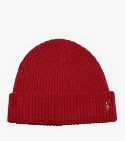 Polo Ralph Lauren Signature Cuff Hat Red