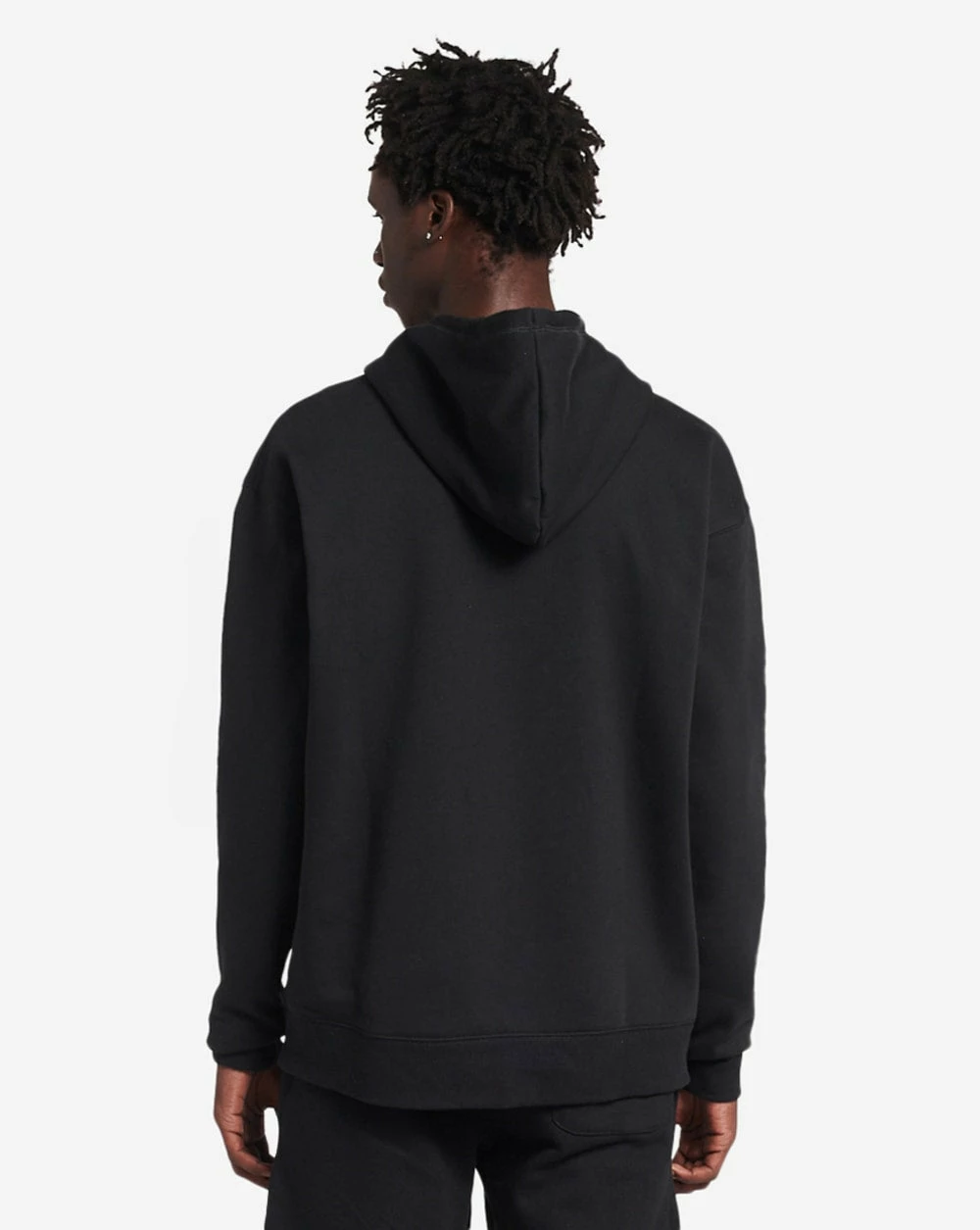Champion Classic Fleece Pullover Hoodie Black 5 Champion Classic Fleece Pullover Hoodie Black - Image 3