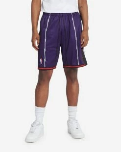 Mitchell And Ness Toronto Raptors Swingman Shorts Purple