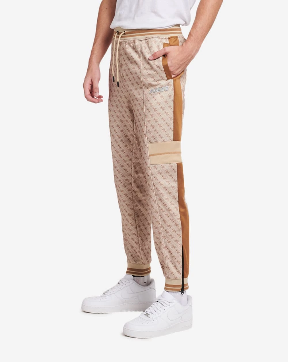 GUESS Marshall Cuff Pants Beige 4 GUESS Marshall Cuff Pants Beige - Image 2