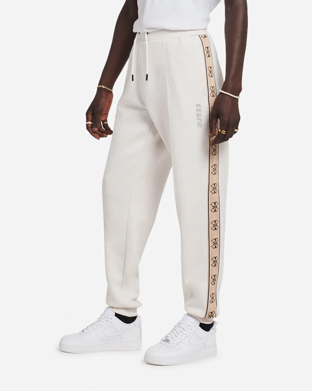 GUESS Eco Micky Cuff Pants MUTED STONE 4 GUESS Eco Micky Cuff Pants MUTED STONE - Image 2