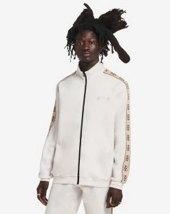 GUESS Eco Mickey Full Zip Sweatshirt Muted Stone